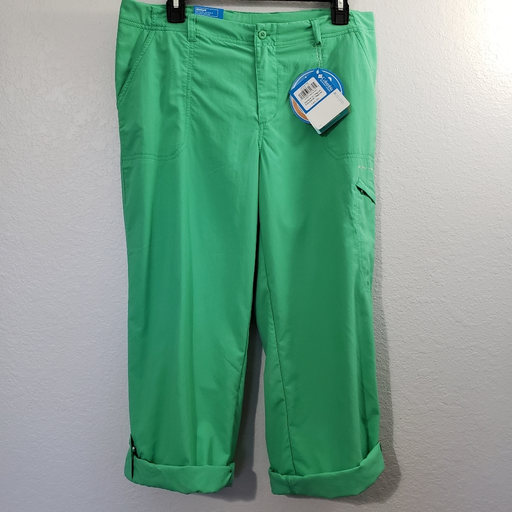 Columbia PFG Aruba Roll Up Pant Seafoam (10 Reg)